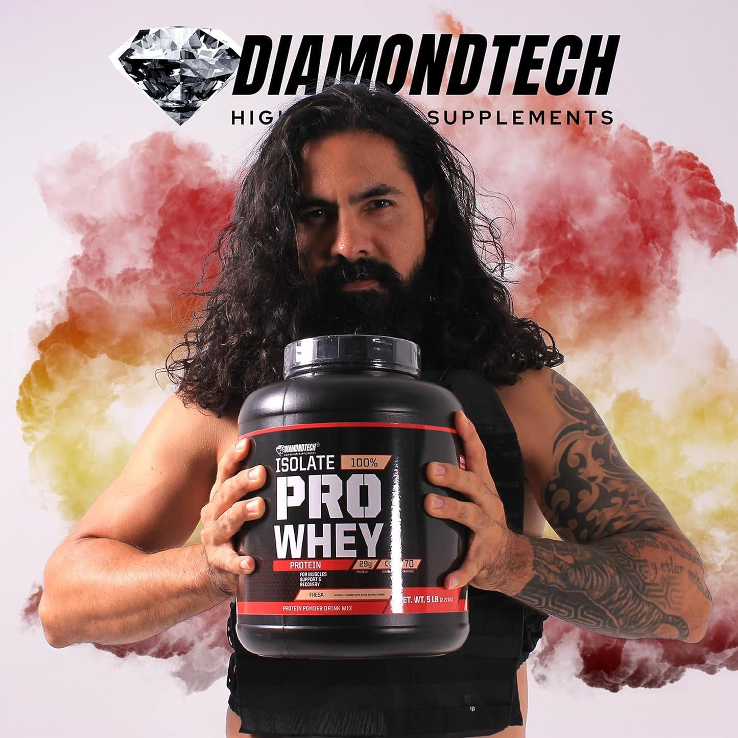 Proteína Pro Whey Isolate 5lbs (2.27kg) 70 servicios Diamondtech