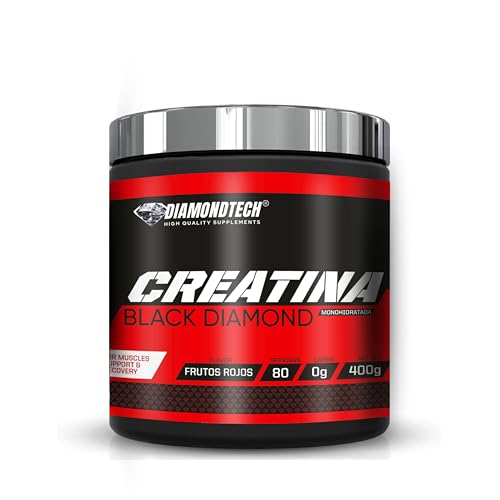 Diamondtech Creatina Monohidratada Black Diamond 400grs 80servicios