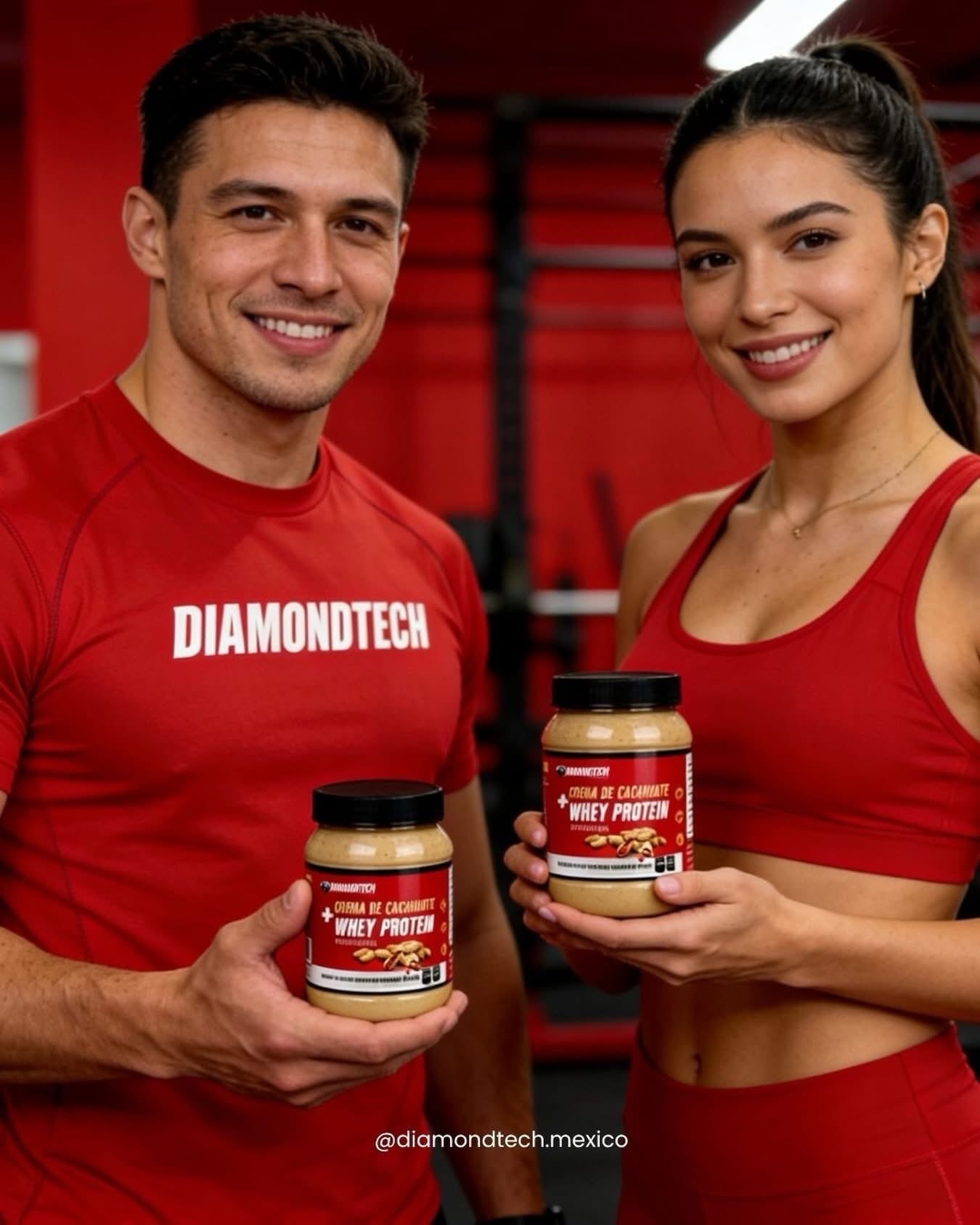 Crema de cacahuate con proteína whey, sin azucar, sin conservadores. Sabor natural