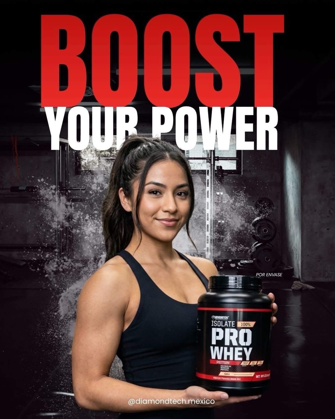 Proteína Pro Whey Isolate 5lbs (2.27kg) 70 servicios Diamondtech